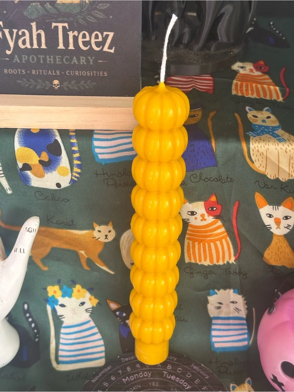 Pumpkin Stack Taper Candle – Pumpkin Spice